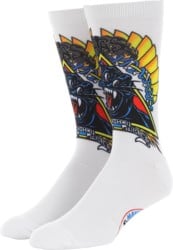 Santa Cruz Natas Screaming Panther Sock - white