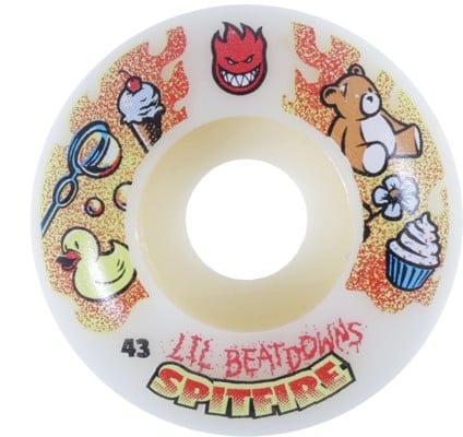 Spitfire Formula Four Lil Beatdowns Skateboard Wheels - natural (99d) - view large