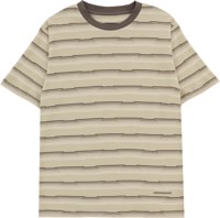 Independent Wired Ringer T-Shirt - sand stripe