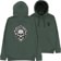 Creature Bonehead Flame Hoodie - alpine green