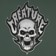 Creature Bonehead Flame Hoodie - alpine green - reverse detail