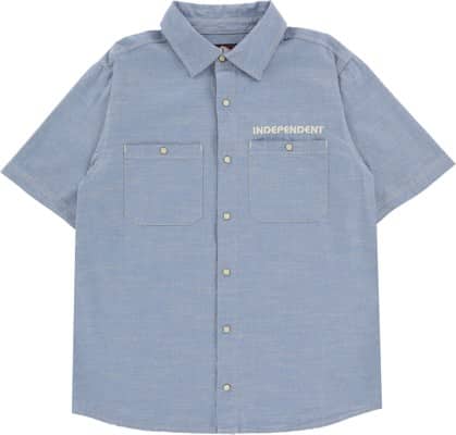 Independent Groundwork S/S Shirt - denim chambray - view large