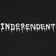 Independent Vandal Hoodie - black - front detail