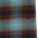 Volcom Caden Plaid Flannel Shirt - black/teal/brown - reverse detail