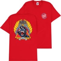 Santa Cruz Natas Screaming Panther T-Shirt - red