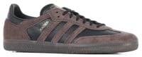 Adidas Samba ADV Skate Shoes - (kader sylla) core black/dark brown/gum 5