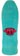 Powell Peralta Ripper 9.75 Geegah Skateboard Deck - teal stain - top