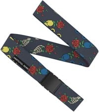 Arcade Belt Co. Grateful Dead Slim Belt - bertha bear/navy