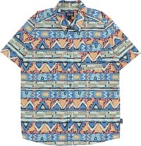 Patagonia Go To S/S Shirt - high hopes geo: salamander green