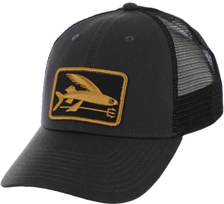 Patagonia Flying Fish Lopro Trucker Hat - flying fish fork: ink black - view large