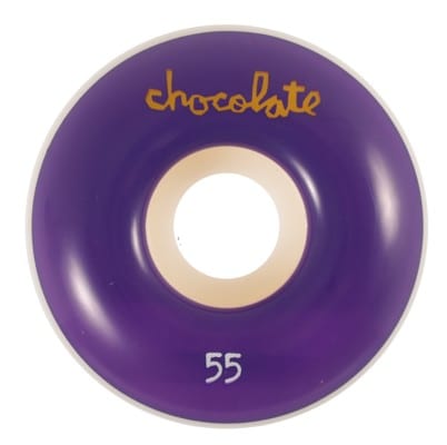 Chocolate Normal Chunk Skateboard Wheels - white (99a) - view large