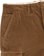 Vans Service Cargo Cord Loose Tapered Pants - coffee liqueur - front detail