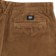 Vans Service Cargo Cord Loose Tapered Pants - coffee liqueur - reverse detail