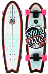 Santa Cruz Wave Dot Mushroom Splice 9.0 Complete Cruiser Skateboard