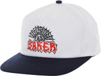 Baker Jollyman Snapback Hat - white/navy
