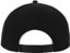 Deathwish Night Hike Snapback Hat - black - reverse