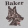 Baker Double Dog T-Shirt - athletic heather - front detail