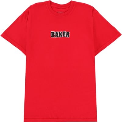 Baker Brand Logo T-Shirt - red wash - view large
