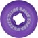 Slime Balls Nora Guest Vomit Mini Skateboard Wheels - purple (99a) - reverse