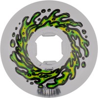 Slime Balls Mirror Vomits Skateboard Wheels - clear/green (99a)