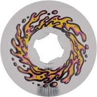 Slime Balls Mirror Vomits Skateboard Wheels - clear/orange (99a)