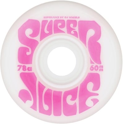 OJ Super Juice Cruiser Skateboard Wheels - white/pink (78a) - view large
