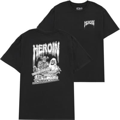 Heroin Ghost Train T-Shirt - black - view large
