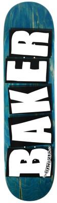 Baker Brand Logo Veneer 8.25 Skateboard Deck - blue - view large