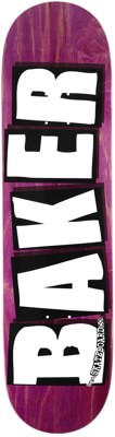 Baker Brand Logo Veneer 8.25 Skateboard Deck - purple - view large