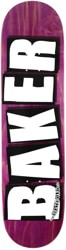 Baker Brand Logo Veneer 8.25 Skateboard Deck - purple