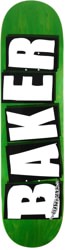 Baker Brand Logo Veneer 8.5 Skateboard Deck - green