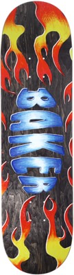 Baker Zach Flames 8.5 Skateboard Deck - view large