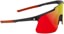 Glassy Cooper Polarized - black/red mirror polarized lens - side