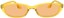 Glassy Hooper Sunglasses - canary/yellow lens - front detail