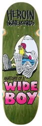 Heroin Anatomy Of A Wide Boy 10.4 Skateboard Deck - army