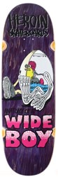 Heroin Anatomy Of A Wide Boy 10.4 Skateboard Deck - navy