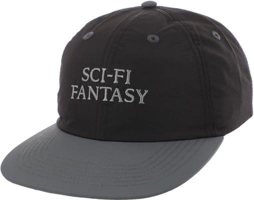 Sci-Fi Fantasy Nylon Logo Snapback Hat - black - view large