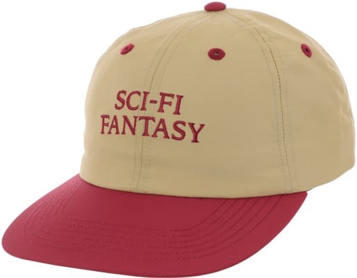Sci-Fi Fantasy Nylon Logo Snapback Hat - ember - view large