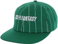 Sci-Fi Fantasy Fast Stripe Snapback Hat - green