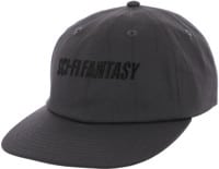 Sci-Fi Fantasy Fast Stripe Snapback Hat - charcoal