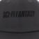 Sci-Fi Fantasy Fast Stripe Snapback Hat - charcoal - front detail