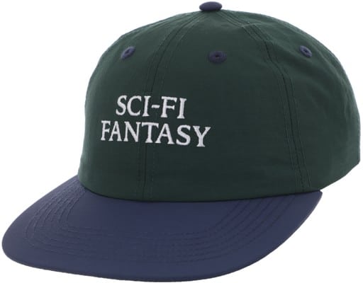 Sci-Fi Fantasy Nylon Logo Snapback Hat - navy - view large