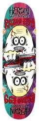 Razoregg Symmetrical 9.5 Wheel Wells Skateboard Deck