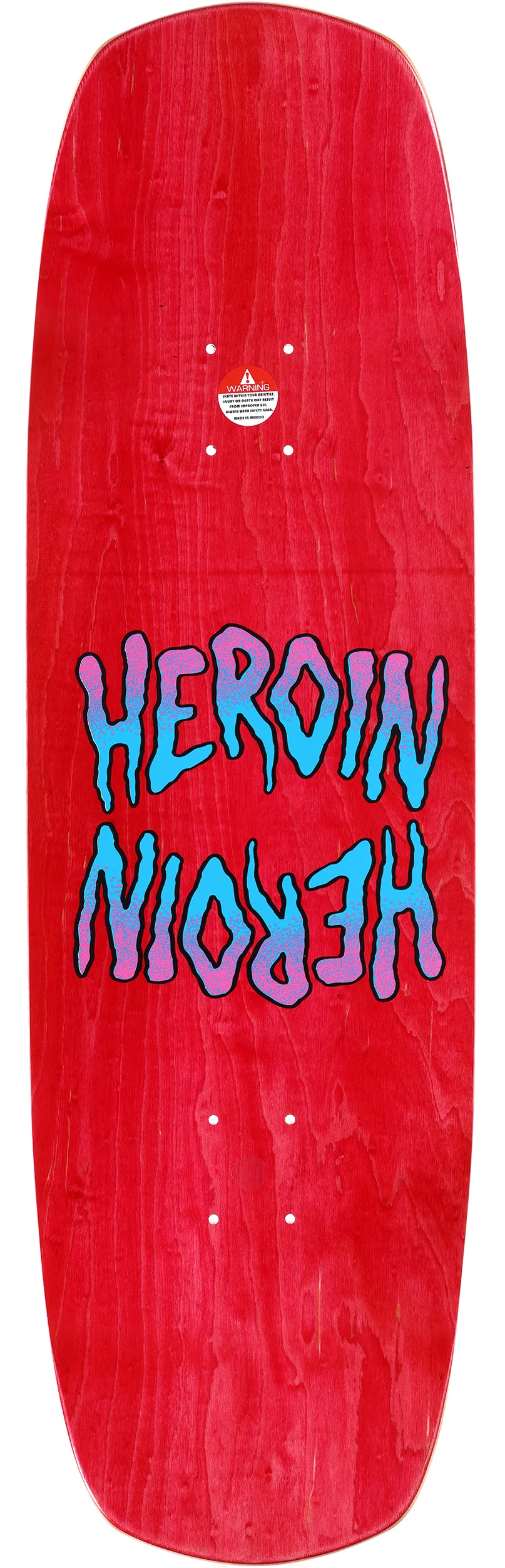 Heroin Seeing Double Shovel 9.5 Symmetrical Skateboard Deck | Tactics