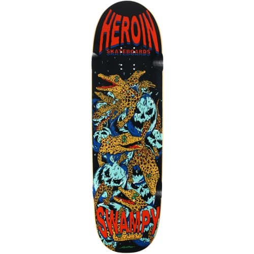 Heroin Swampy Gators 9.125 Skateboard Deck | Tactics