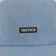 Tactics Trademark Snapback Hat - denim - front detail