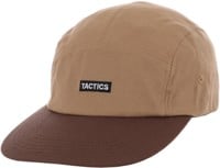 Tactics Trademark 5-Panel Hat - khaki/brown