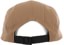Tactics Trademark 5-Panel Hat - khaki/brown - reverse