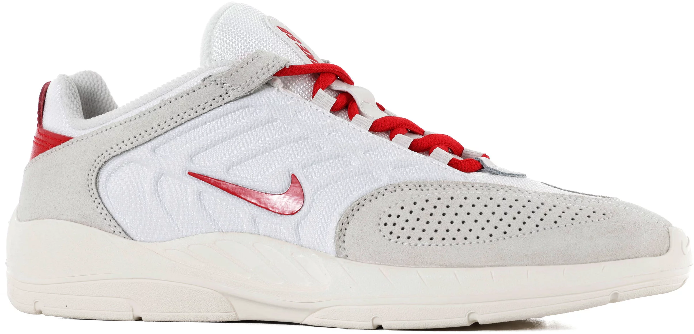 Nike SB Vertebrae Skate Shoes - summit white/university red