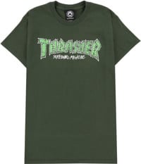 Thrasher Brick T-Shirt - forest green